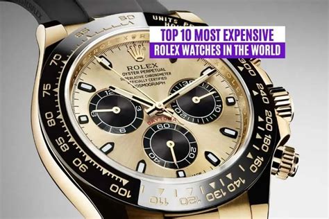 most expensive type of rolex|most expensive rolex 2022.